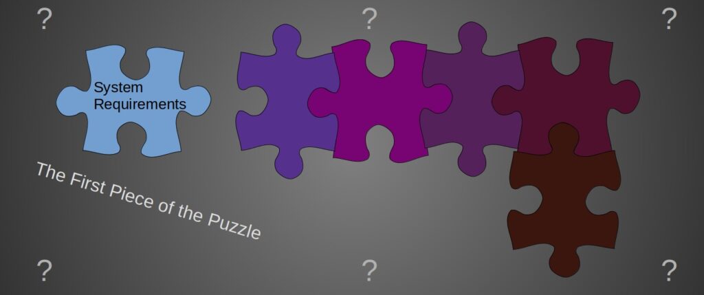 The first piece of the puzzle image