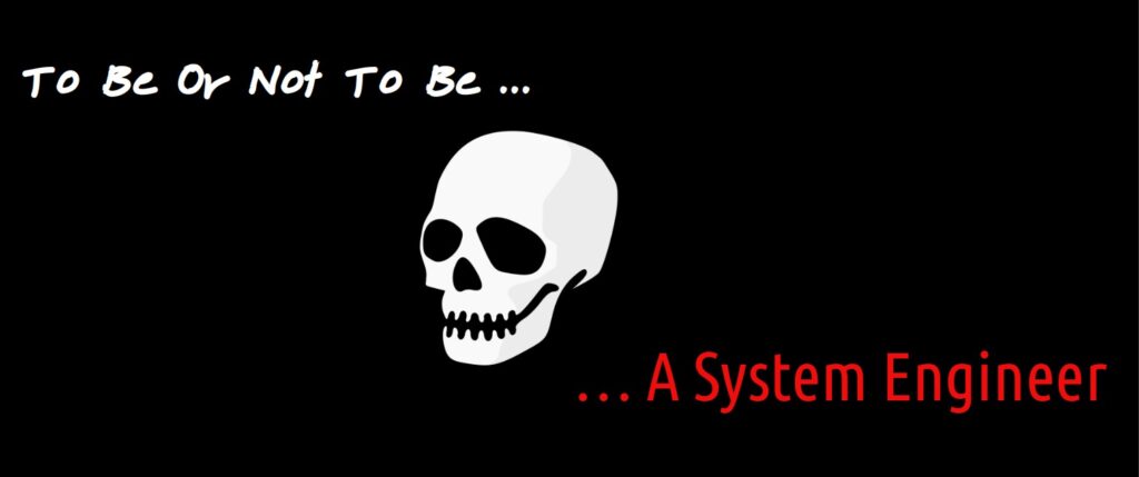 To Be Or Not To Be A System Engineer