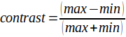 Contrast Formula