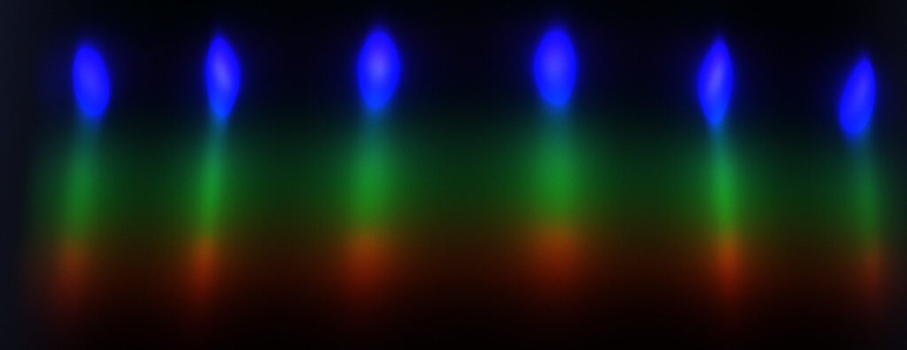 Cold light diffraction image