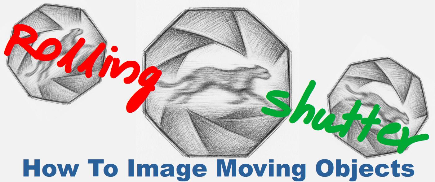 How To Image Moving Objects – Rolling Shutter - System and Optics
