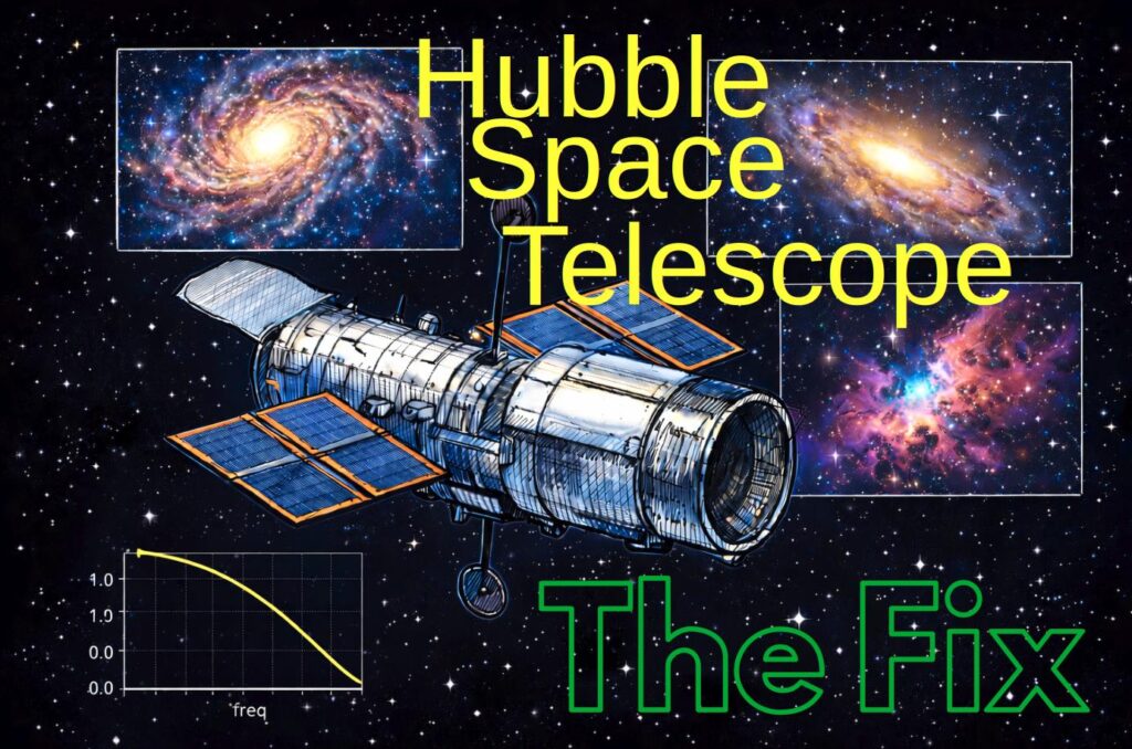 Hubble Space Telescope Title Image