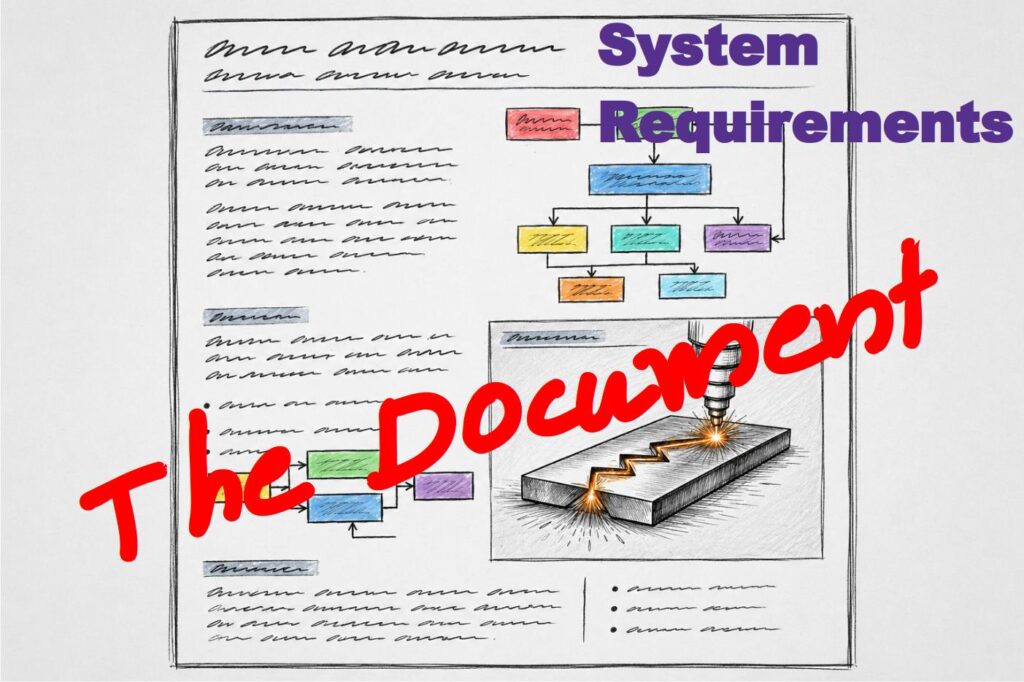 System Requirements Document Title image