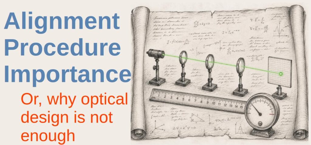 Optical Alignment Procedure Is As Important As The Optical Design - Title Image