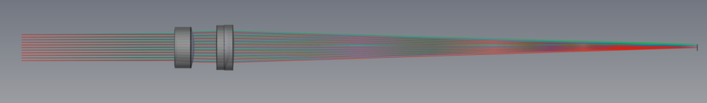 Tube-lens alignment process - ideal beam